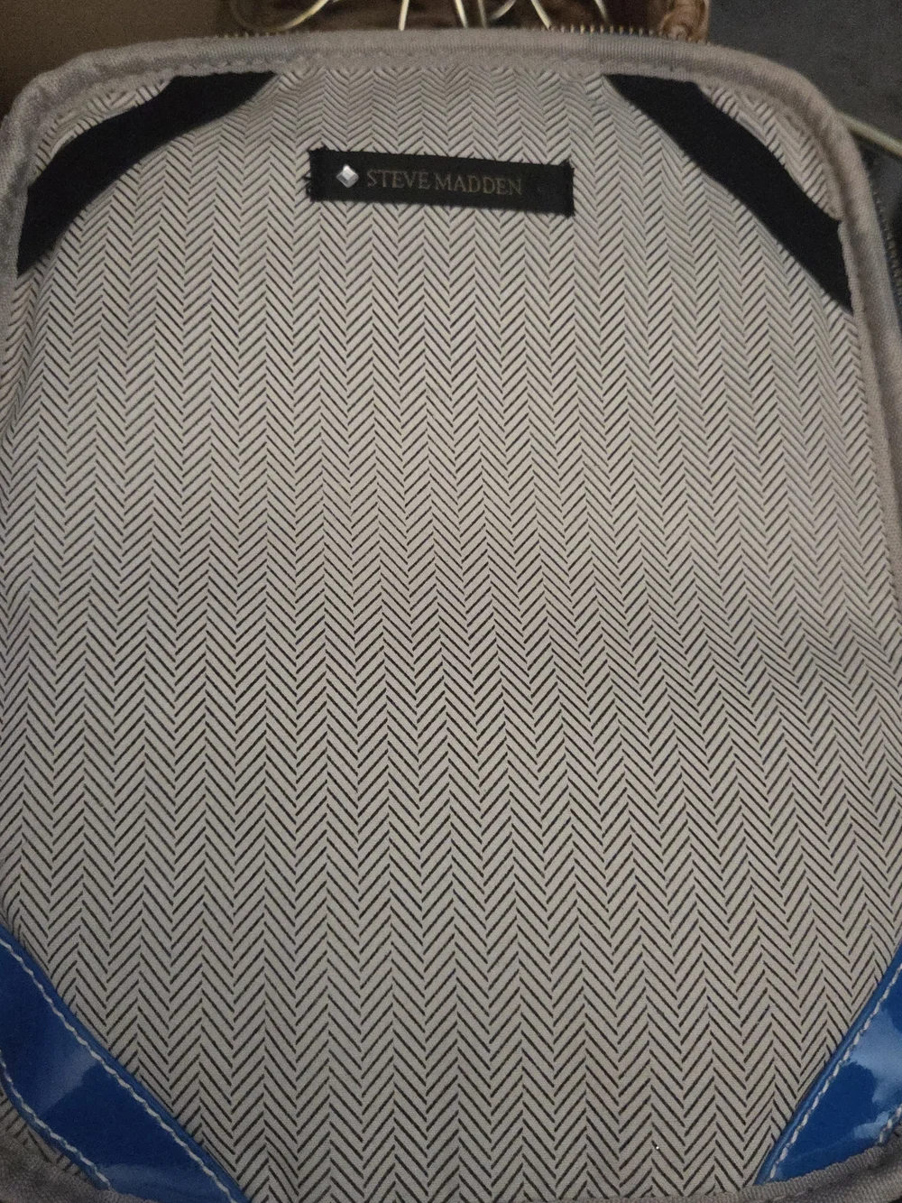 Steve Madden Blue Patent Travel Organizer & NIP Pier 1 Lavender Eye Mask